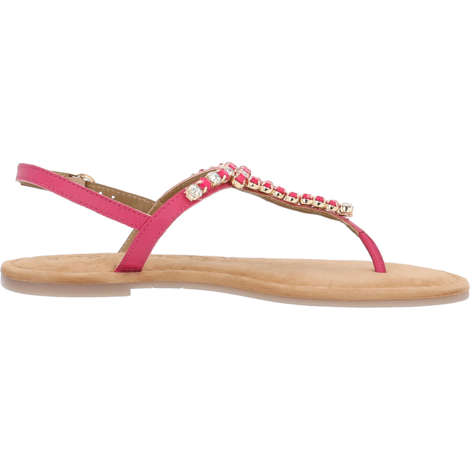 Tamaris 28124, T-Steg-Sandalen, Damen, FUXIA