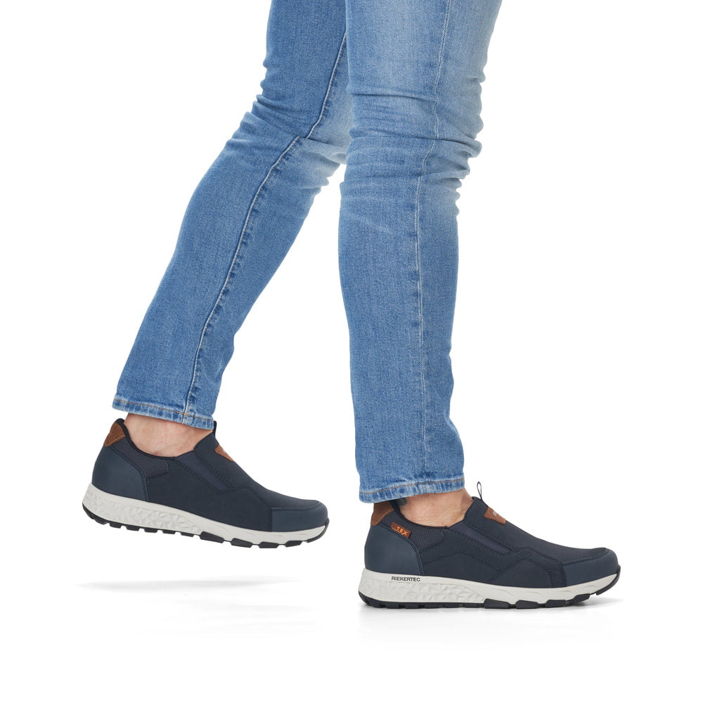 Rieker Herren Slipper marineblau