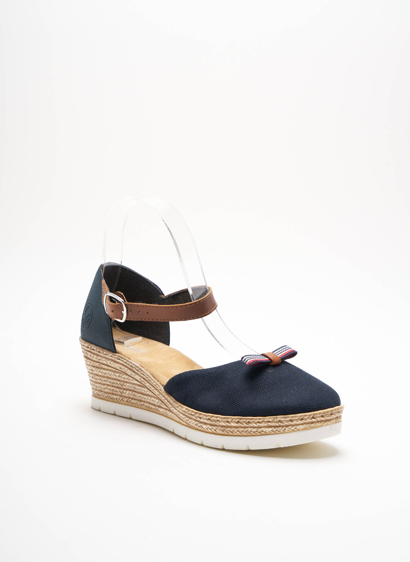 Rieker Sandales Nu Pieds Femme couleur bleu