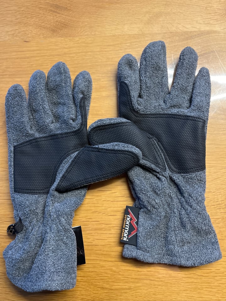 Normani Outdoor Sports Fleece Handschuhe Nuuk in Grau günstig kaufen M
