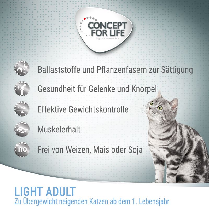 Concept for Life Light Adult - Verbesserte Rezeptur! zu TOP-Preisen