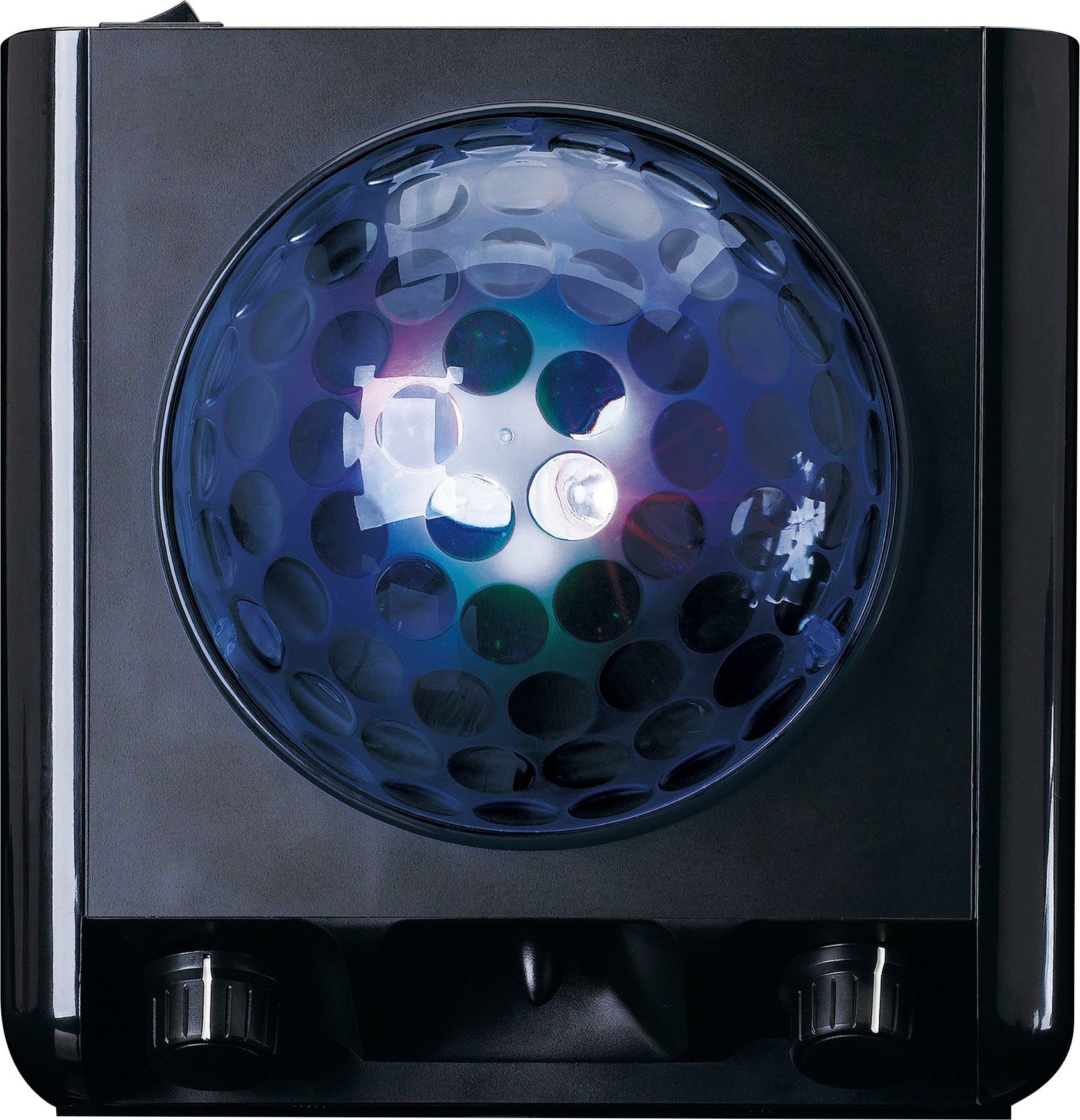 Lenco BTC-055BK - Karaoke Lautsprecher mit Bluetooth und Mikrofon 2.0 Party-Lautsprecher (Bluetooth, 8 W)