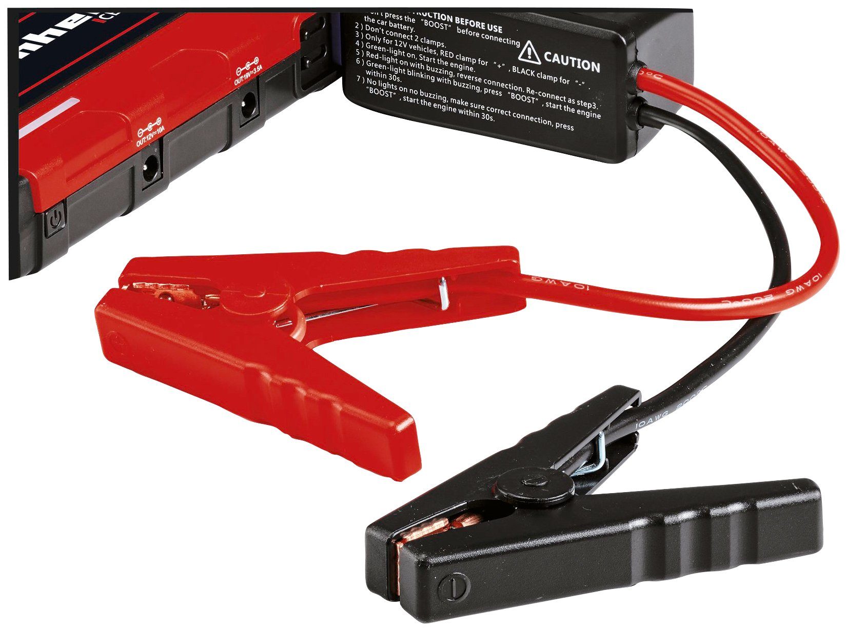 Einhell CE-JS 12 Starthilfegerät, 3 x 3700 mAh