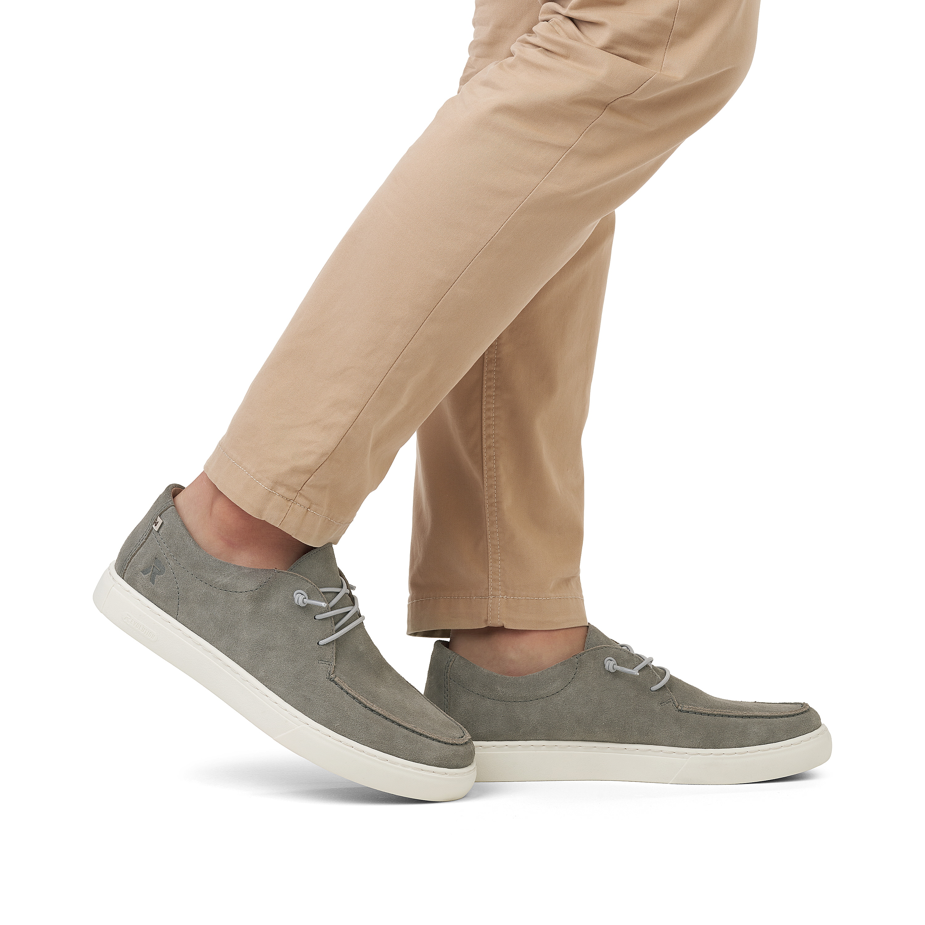 Rieker Herren Slipper steel grey