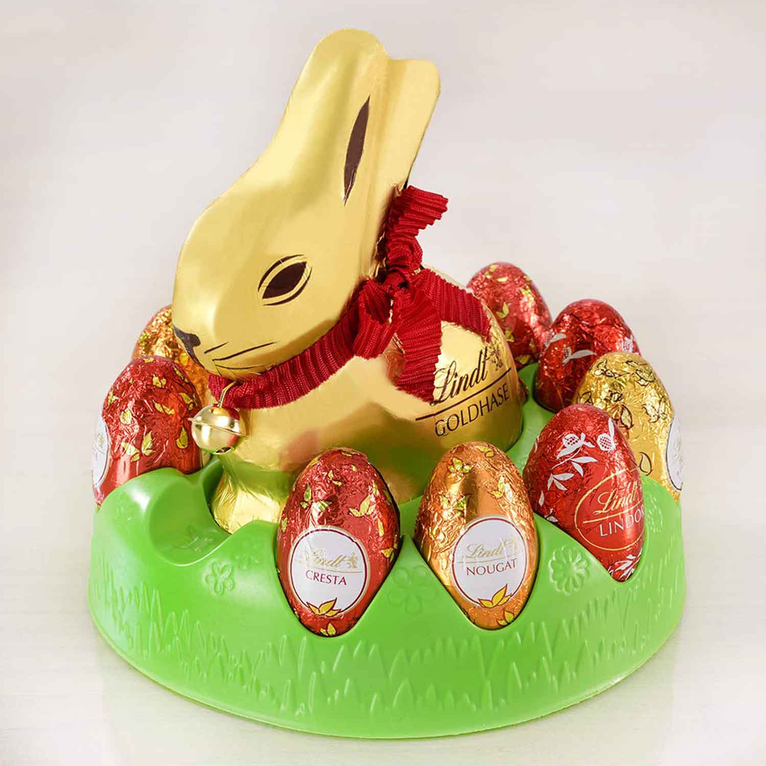 Lindt Hasen-Nest mit Spezialitäten-Eiern 194g