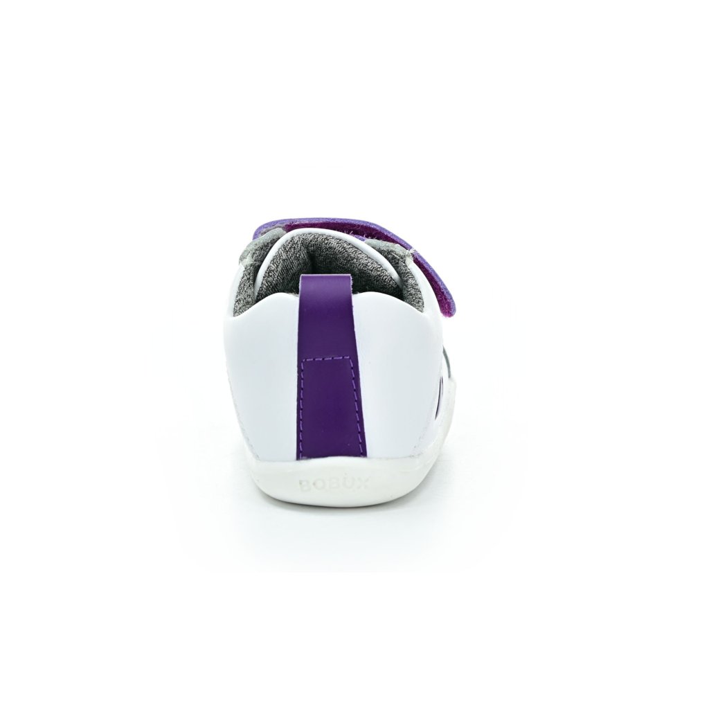 Bobux Optical White _ Murasaki Purple Step Up Barfußschuhe