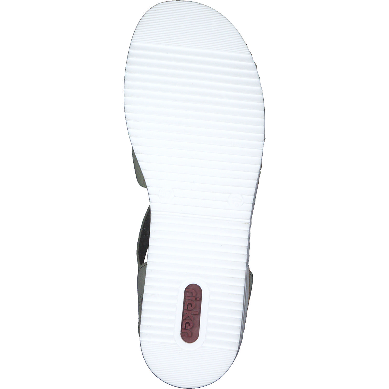 Rieker V0245, Plateau-Sandaletten, Damen, pistazie