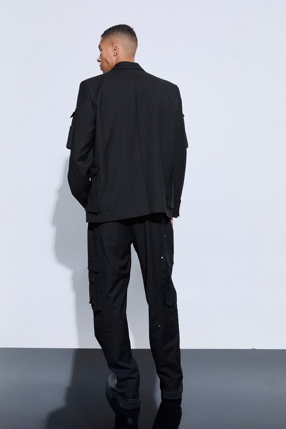 Oversize Blazer mit extremen Taschen