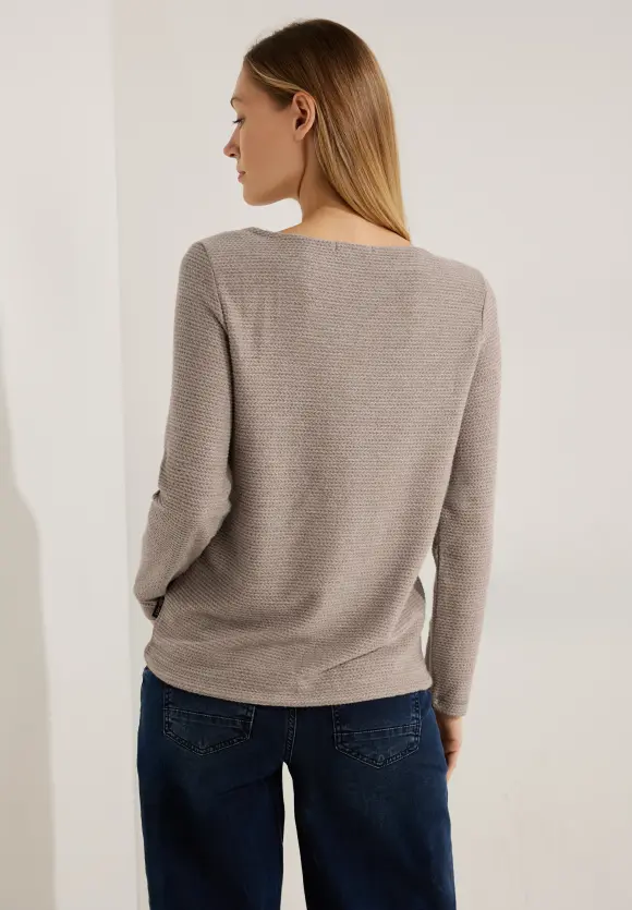 CECIL Struktur Langarmshirt