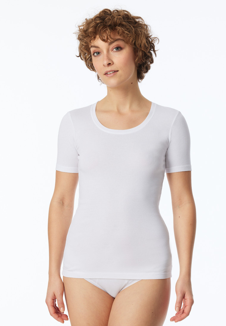 Shirt kurzarm weiß - Revival Berta