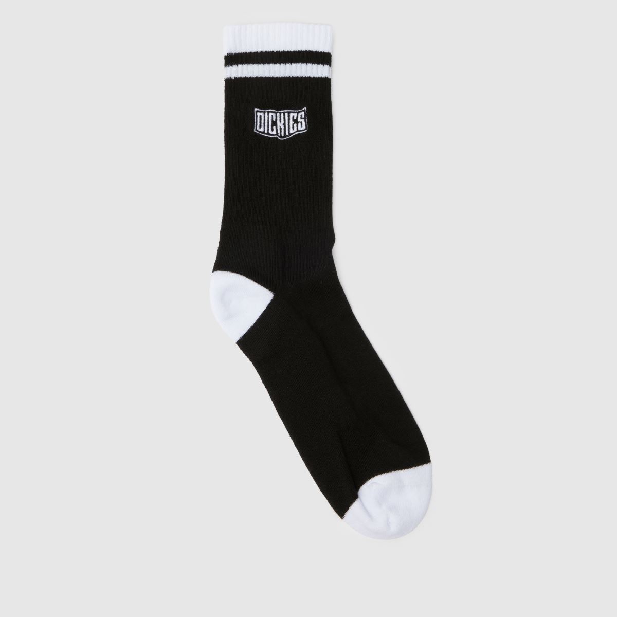 DICKIES svarta och vita Philipsburg-strumpor, 2-pack