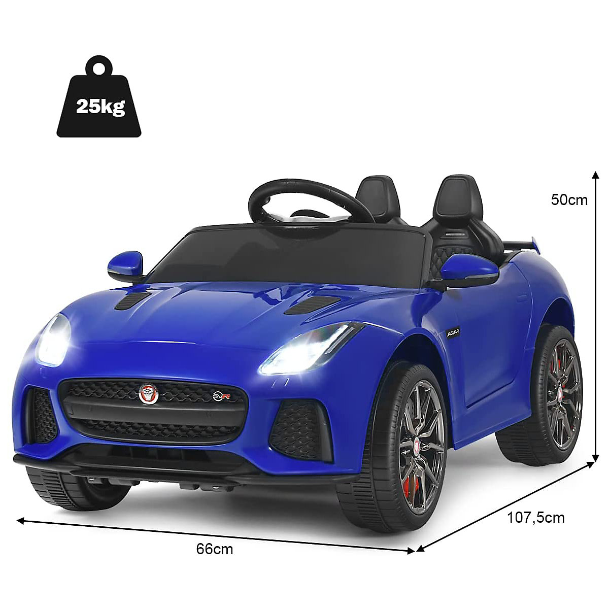 Elektroauto Jaguar mit Fernbedienung & Musik