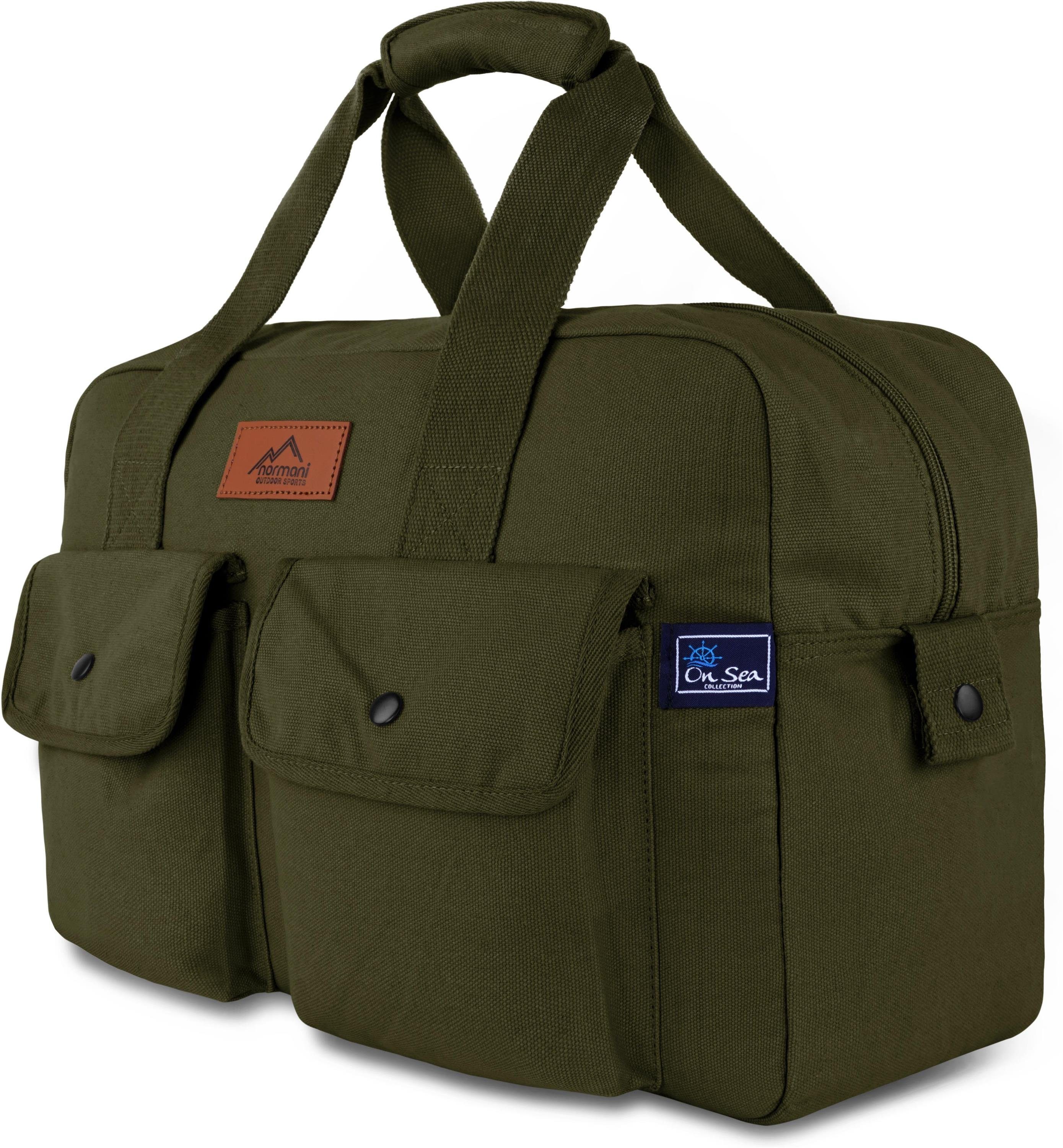 normani Weekender Sport- und Reisetasche Svea, Canvas Tasche Umhängetasche Schultertasche Weekender