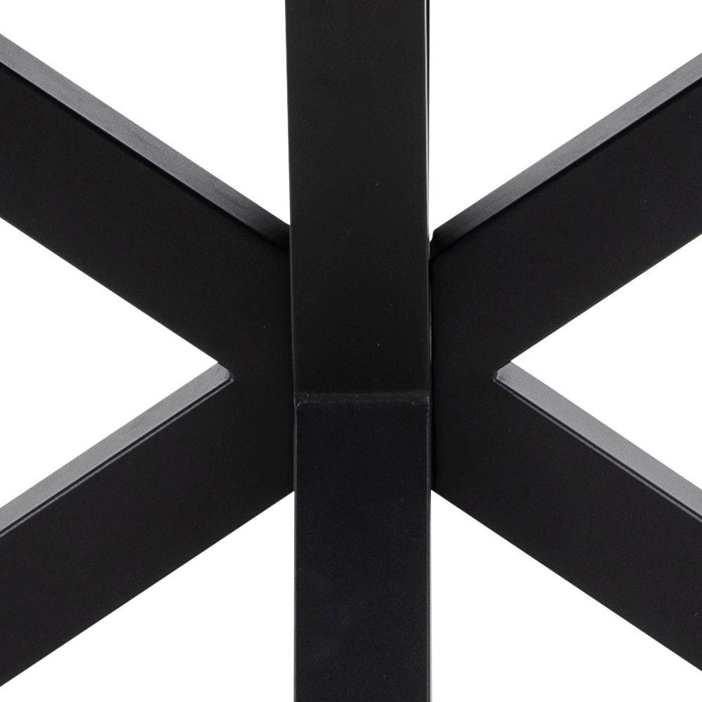 ACTONA GROUP Esstisch Hanna, mit einer schwarzen Keramik-Optik Tischplatte, Breite 200 cm