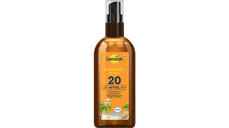 LAVOZON Sonnenöl Spray LSF 20 200 ml