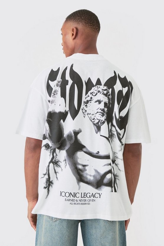 Oversize T-Shirt mit Print