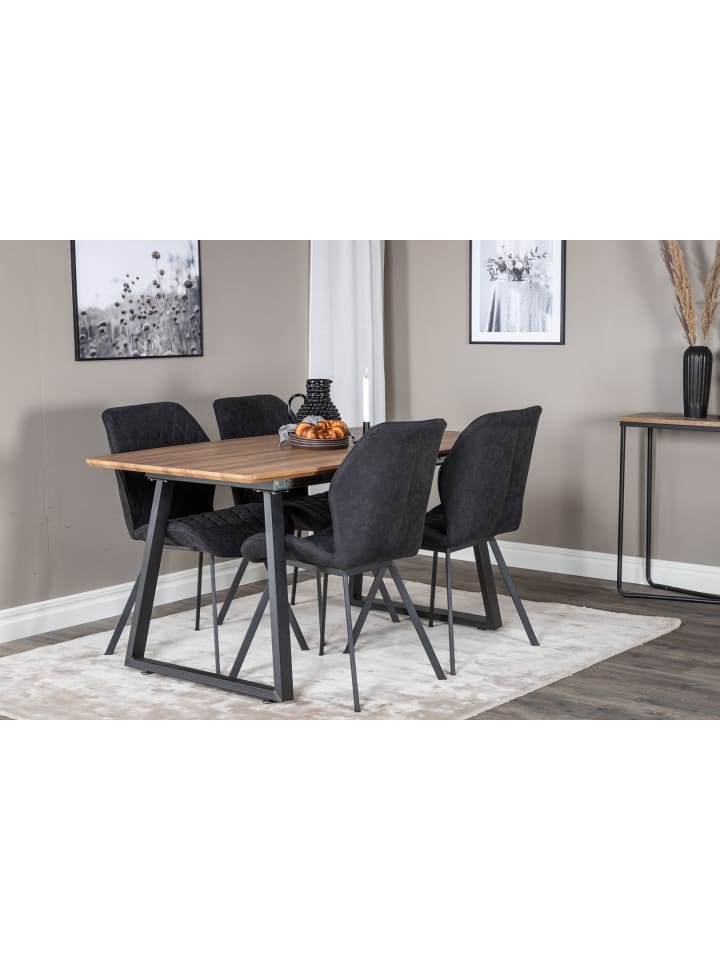 ebuy24 Essgruppe Inca 46 Schwarz 85 x 160 cm günstig kaufen onesize