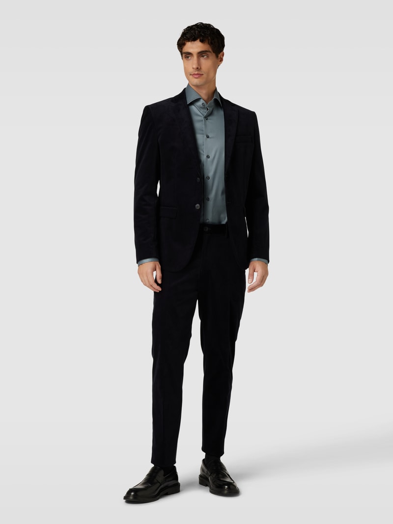 Premium Shirt mit Haifischkragen in grün