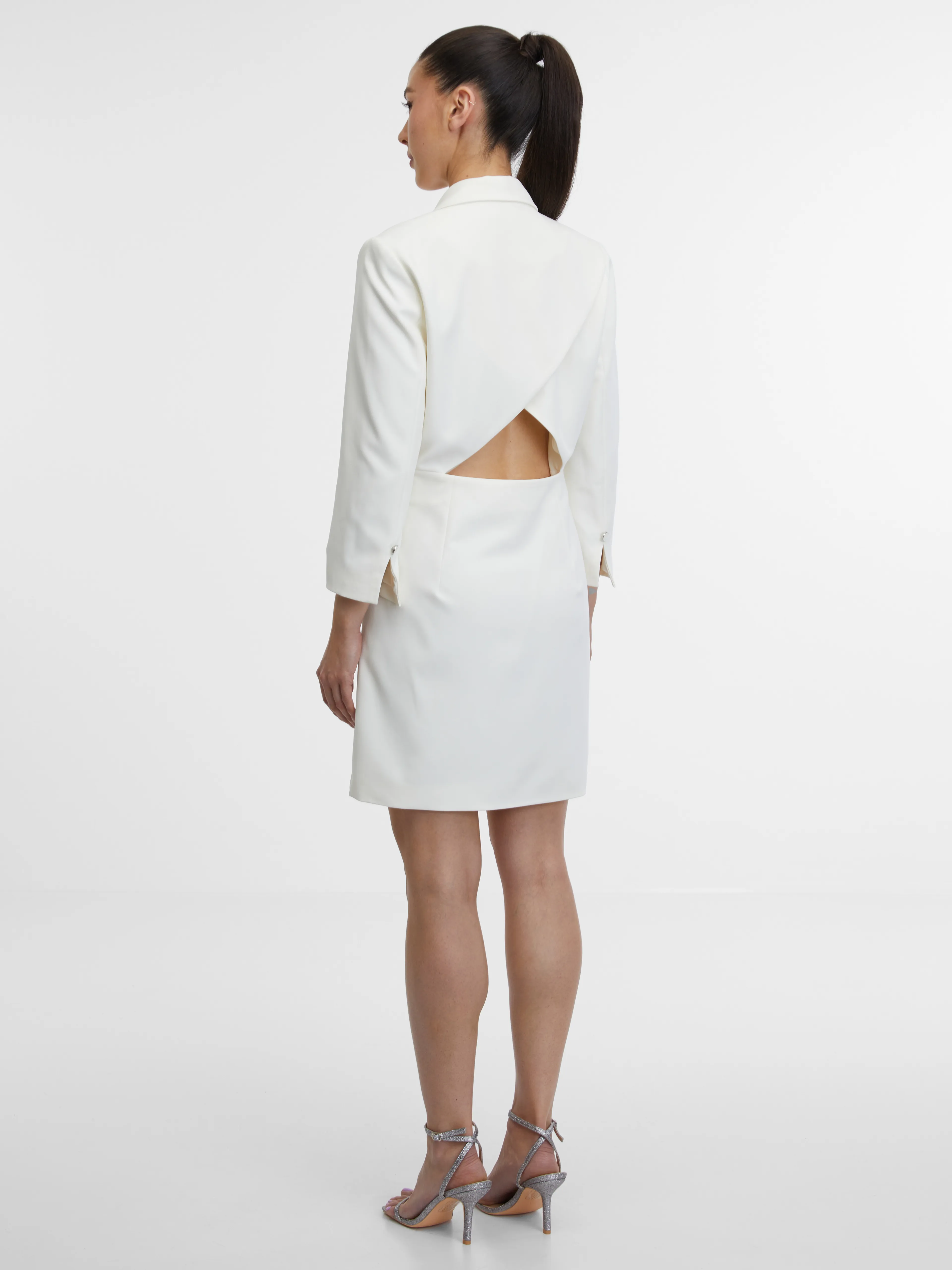 Cremefarbenes Damenkleid ORSAY