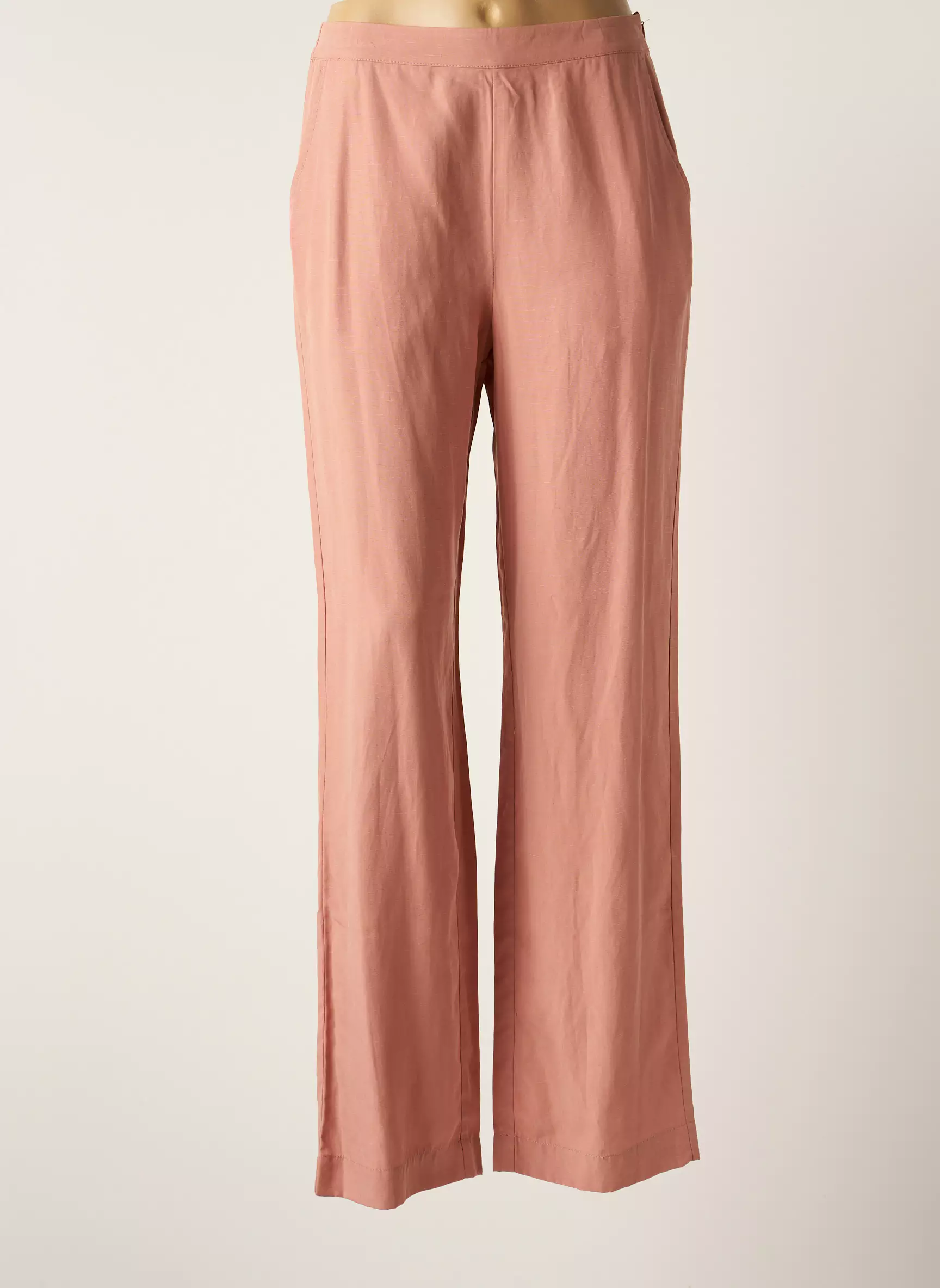 Mkt Studio Pantalons Larges Femme couleur rose