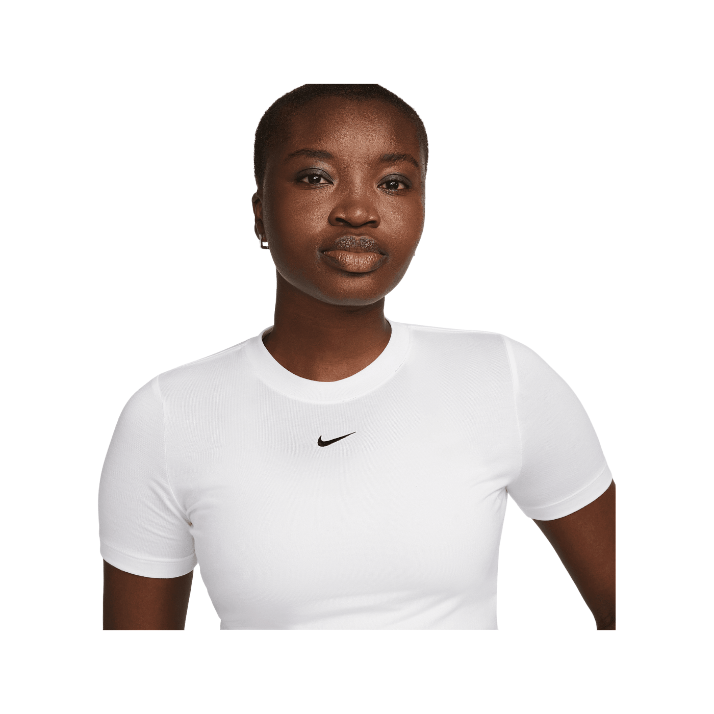Nike Essential SLM Crop T-Shirt Damen Weiss F100