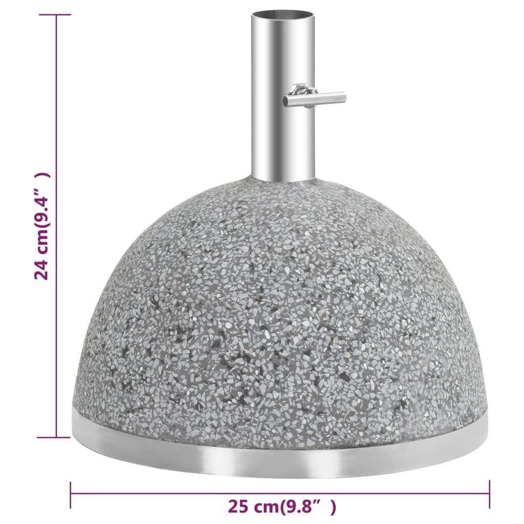 Esschert Design BV Schirmhalter Sonnenschirmständer 11,5 kg 25x25x24 cm Grau PV11