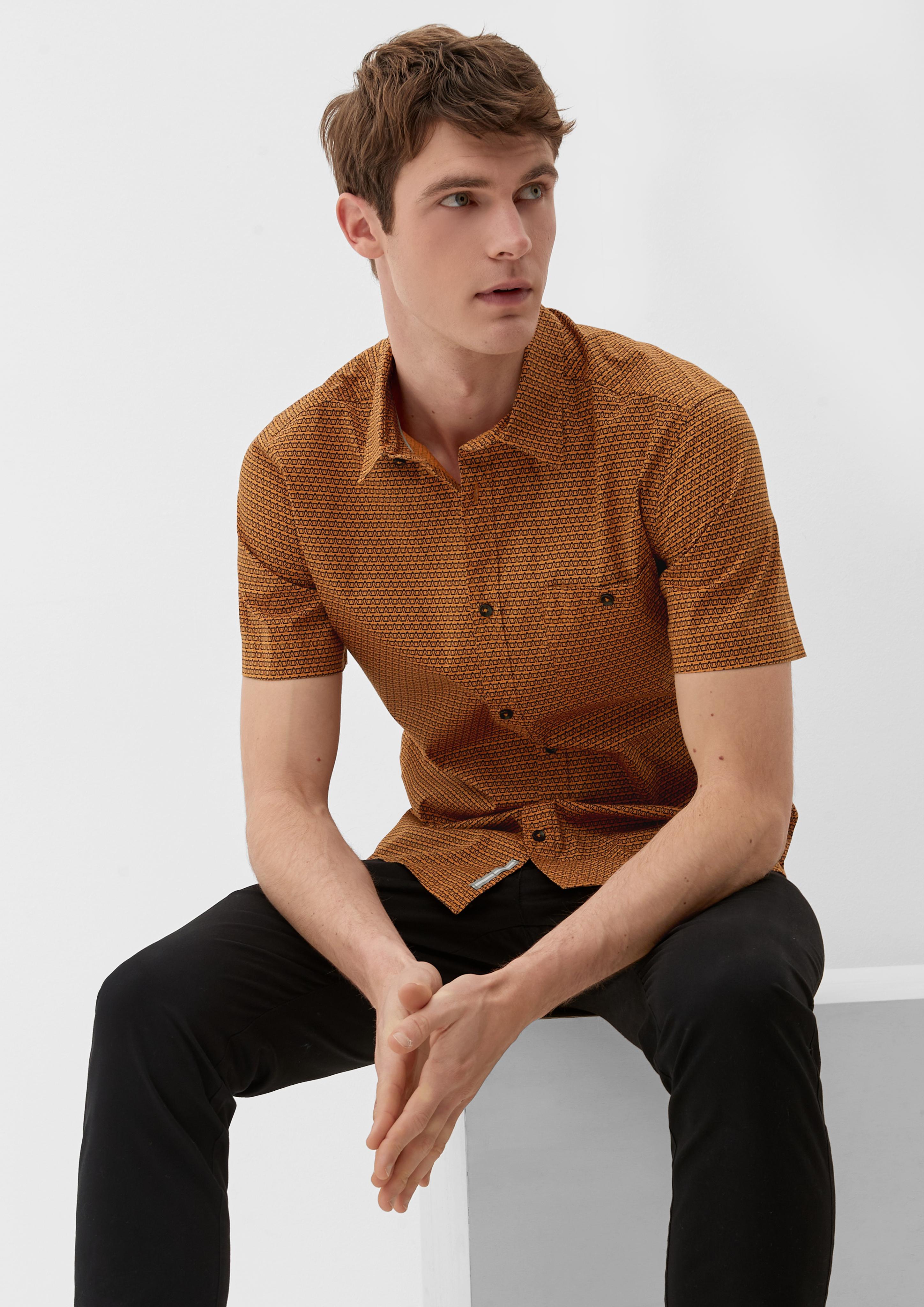 Slim Fit: Hemd mit Allover-Muster  2127473-22A5