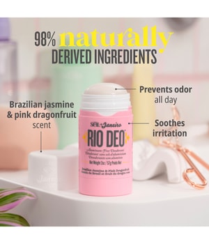 Sol de Janeiro Rio Deo Aluminium-Free Refillable Deodorant Cheirosa 68 Deodorant Stick-57 g