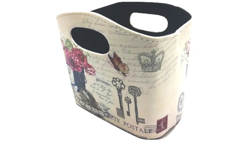 Henkeltasche Blumen 19,5 x 13 x 15,5cm