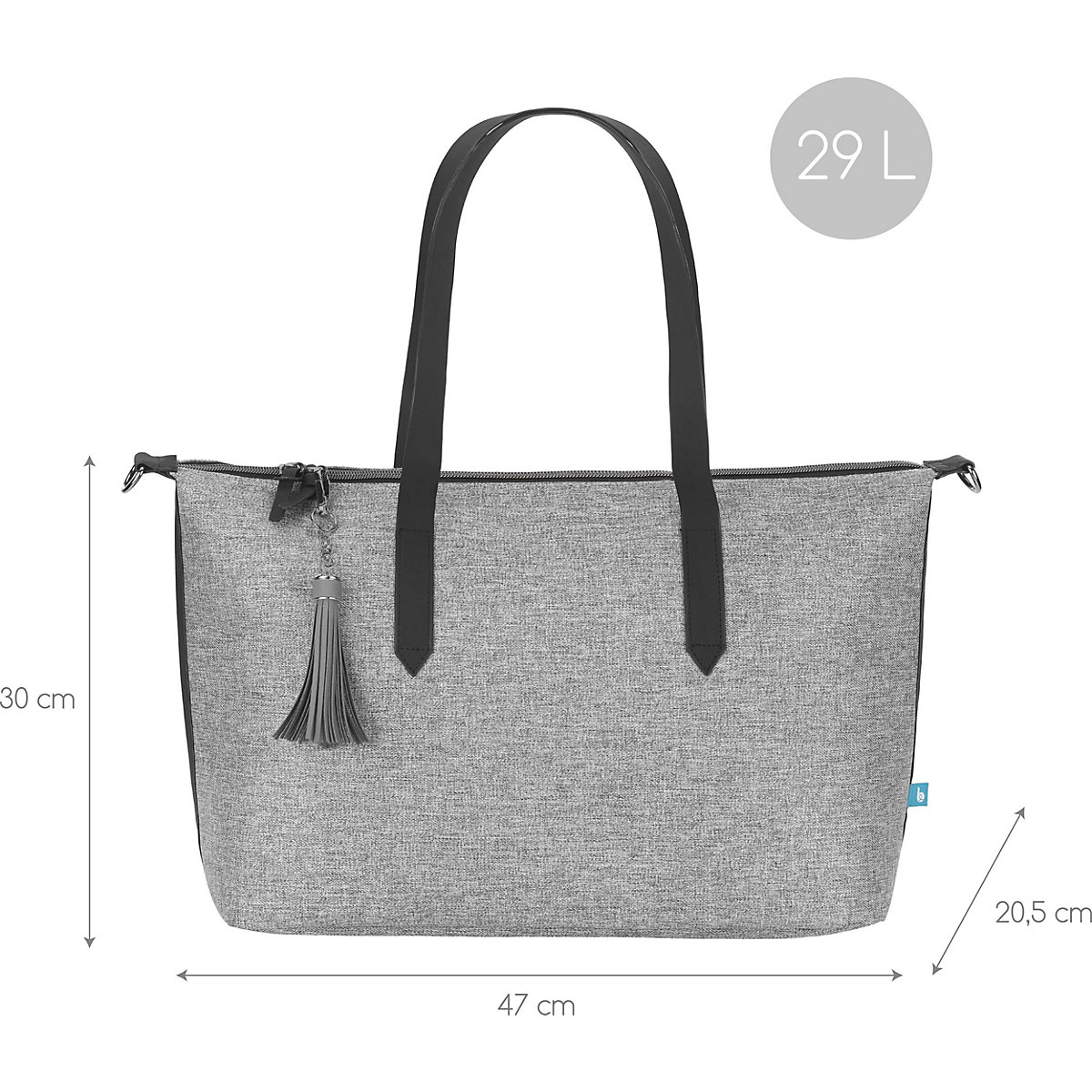 Wickeltasche Champs-Elysées Smokey