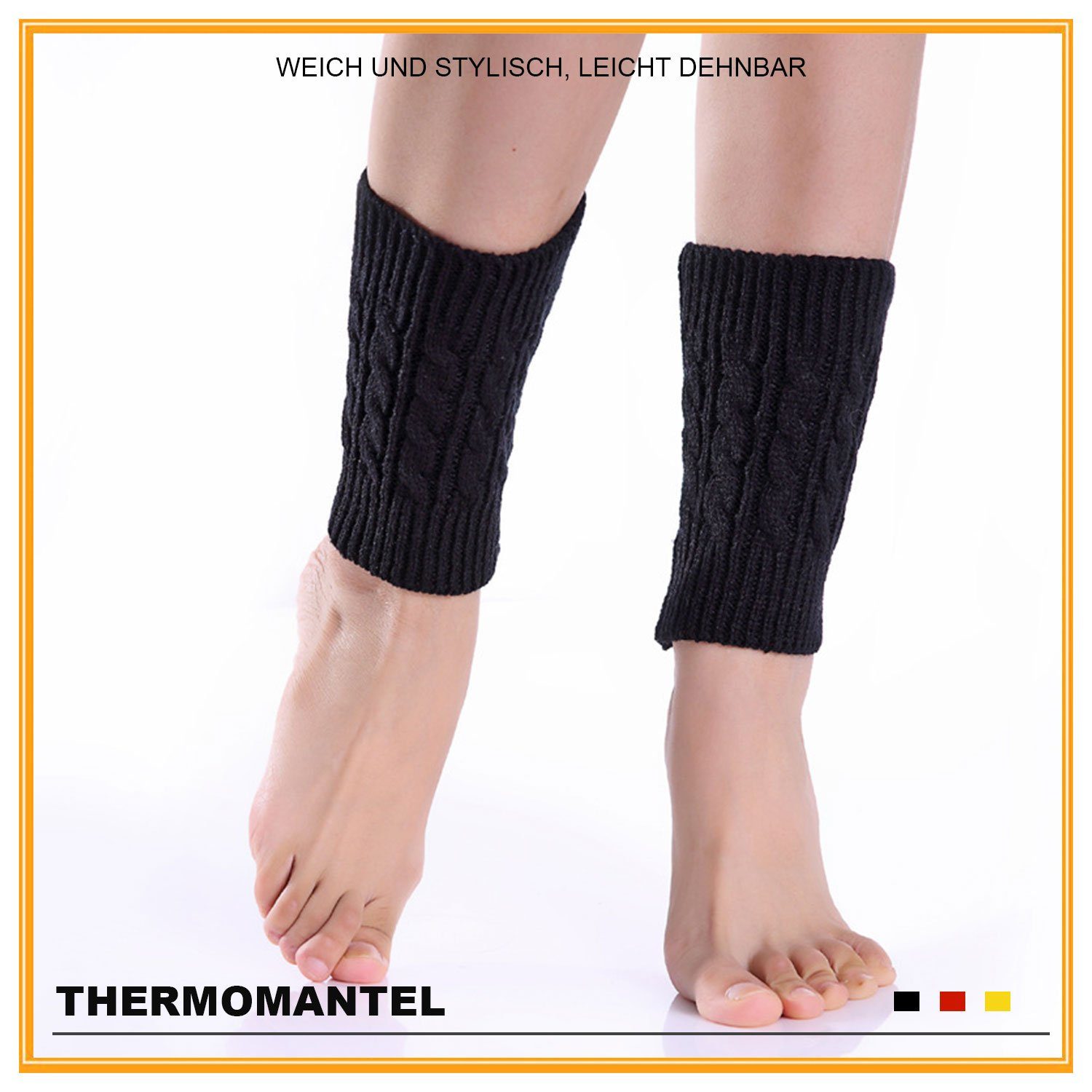 MAGICSHE Beinstulpen Stulpen Damen Winter Beinwärmer Gestrickte Legwarmers