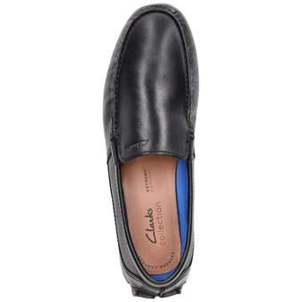 Clarks Markman Plain Mokassin in schwarz