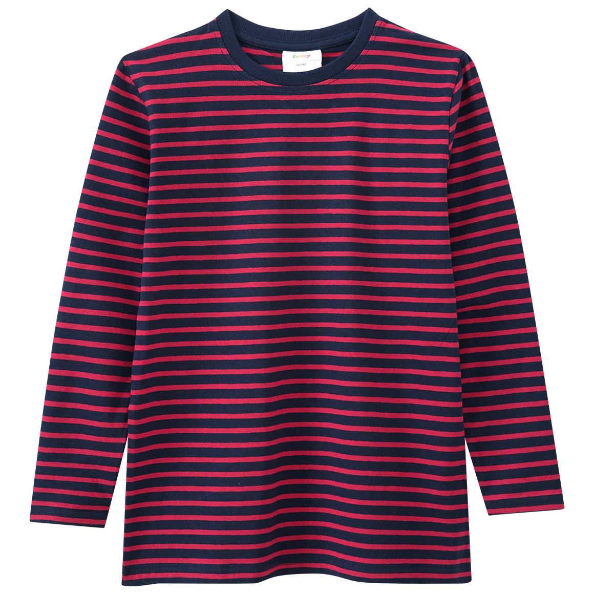 2 Jungen Langarmshirts im Basic-Look