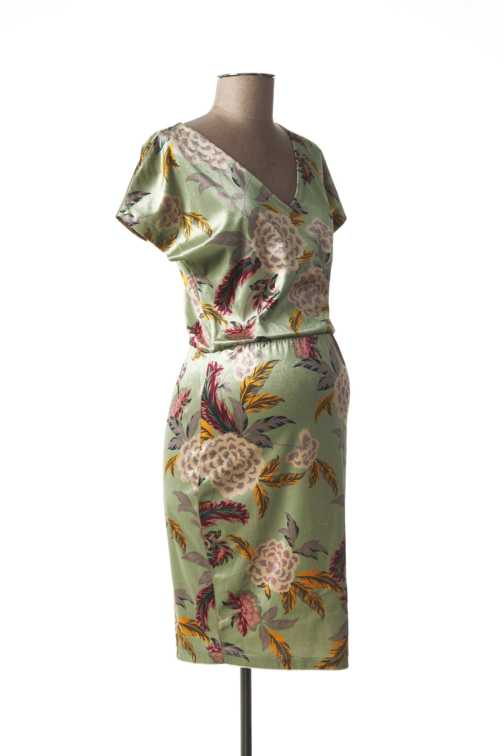 Fragile Robes Maternite Femme couleur vert