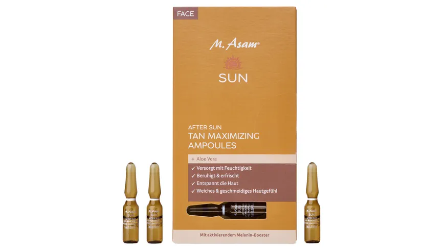M. Asam® SUN After Sun Tan Maximizing Ampullenkur 7 ml