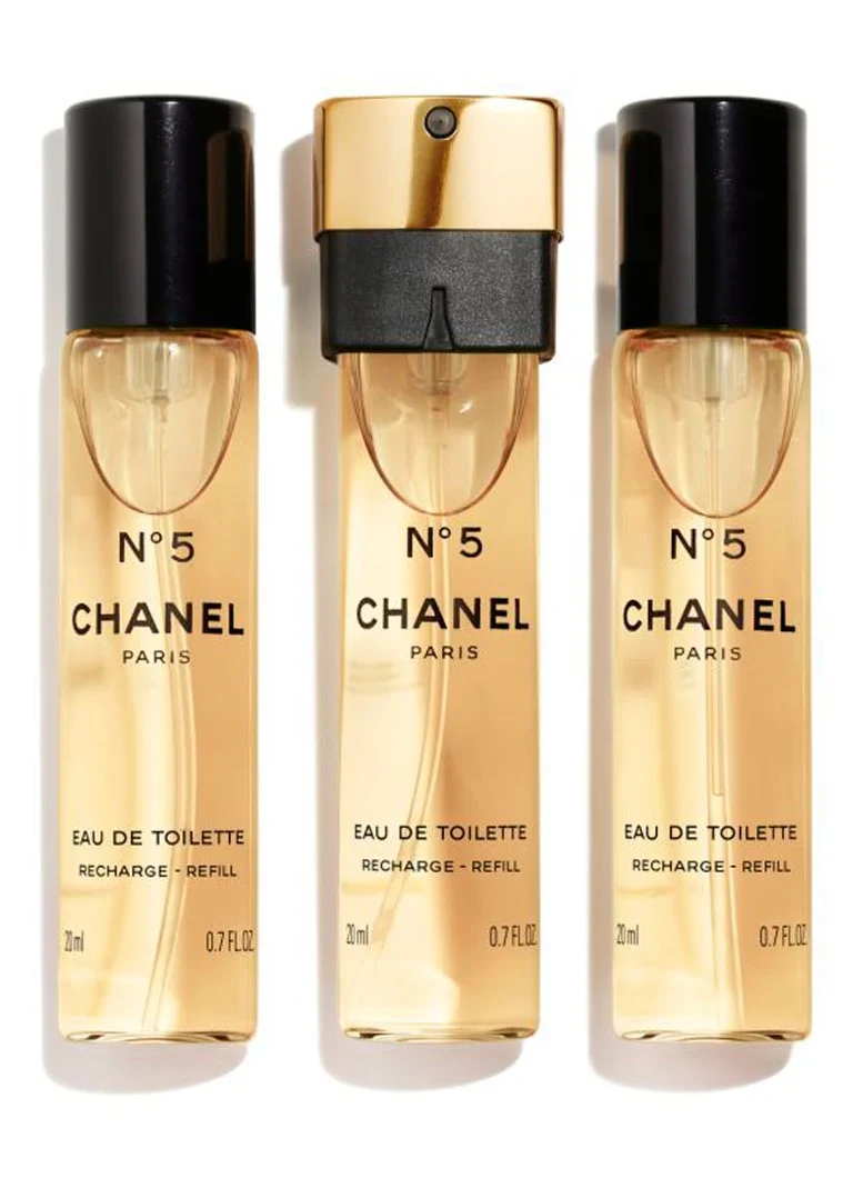 SET DI 3 RICARICABILI PER POLVERE DI EAU DE TOILETTE CHANEL