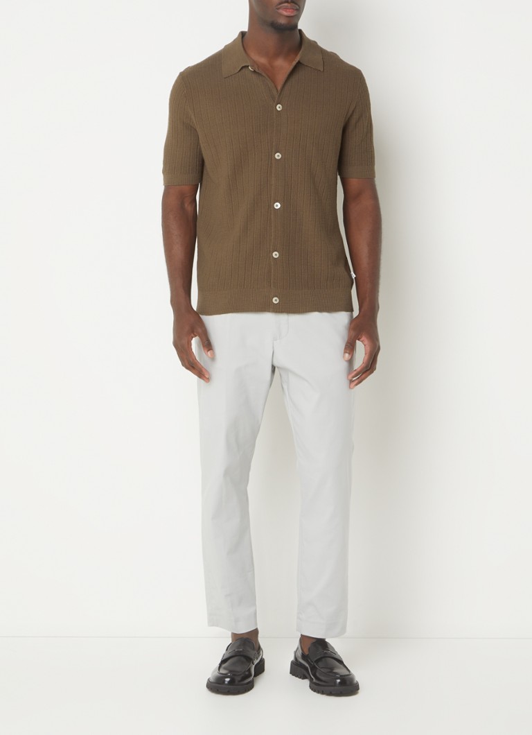 NN.07 Nolan chunky knit regular fit shirt