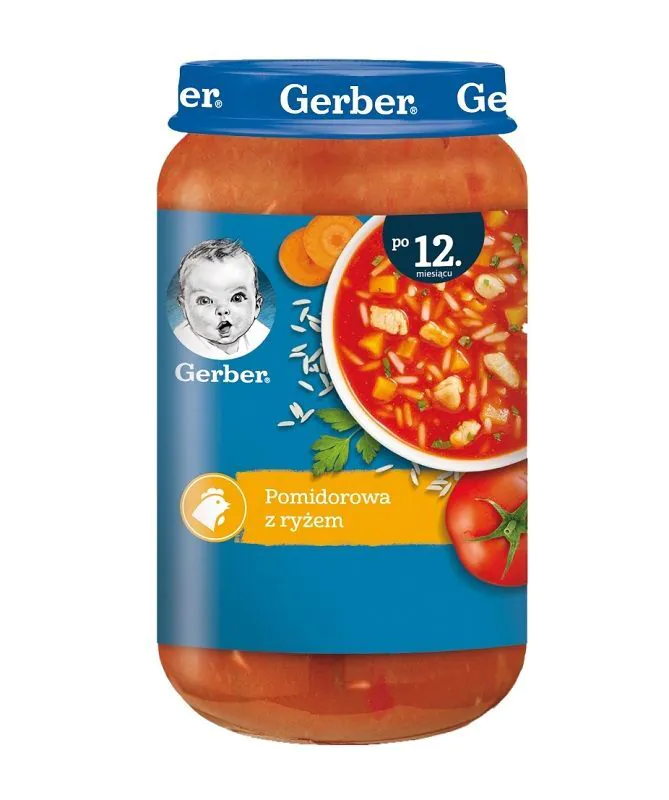 Gerber middags tomatsuppe med ris