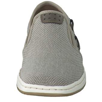 Rieker Leinen Slipper in beige