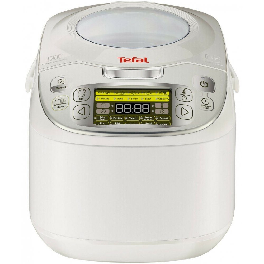 Tefal Multikocher RK8121 Multicooker 45in1 Antihaftbeschichtung Warmhaltefunktion, 750 W