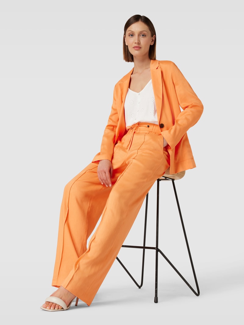 Blazer mit aufgesetzten Eingrifftaschen Modell 'BESTPREIS' in orange