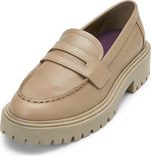 Marc O'Polo Penny-Loafer aus edlem Rindleder