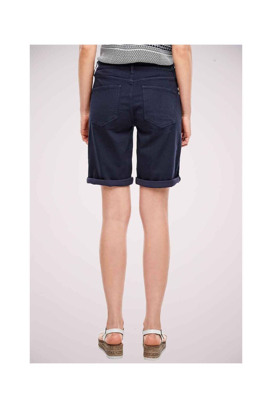 S Oliver Bermudas Femme couleur bleu