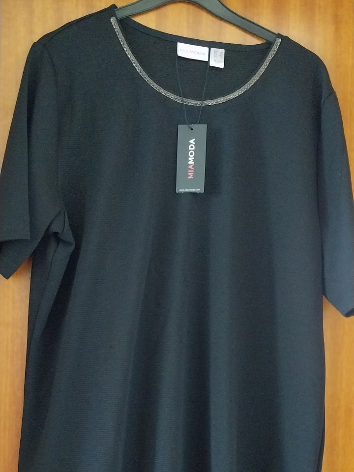 MIAMODA Shirt in Schwarz günstig kaufen 48