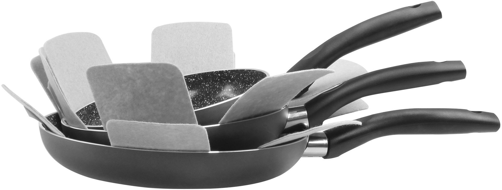 STONELINE Topf-Set, Aluminium (Set, 14-tlg), Keramik-Antihaftbeschichtung, Induktion