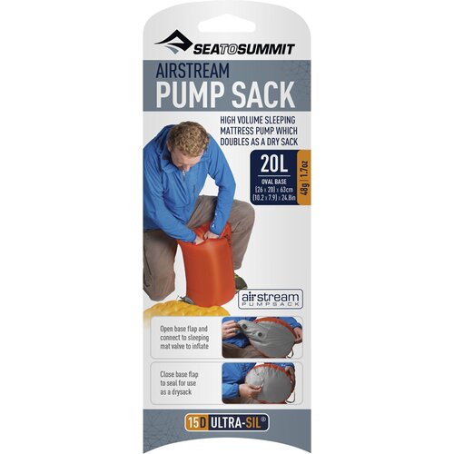 LUFTMATRATZEN ZUBEHÖR AIR STREAM PUMP SACK ORANGE