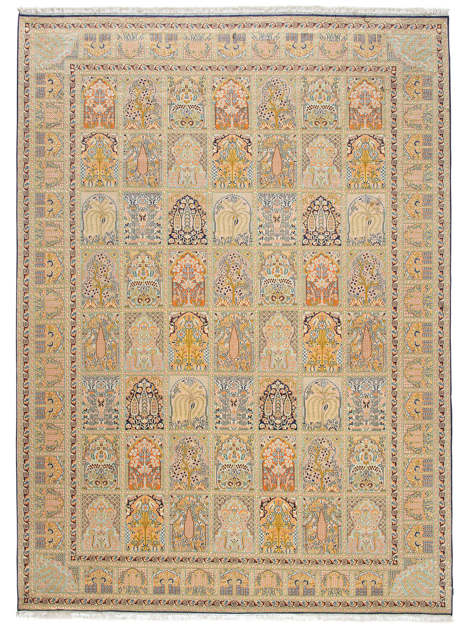 Kaschmir Seide 18/18 ca. 249 x 343 cm, Unikat / Einzelstück