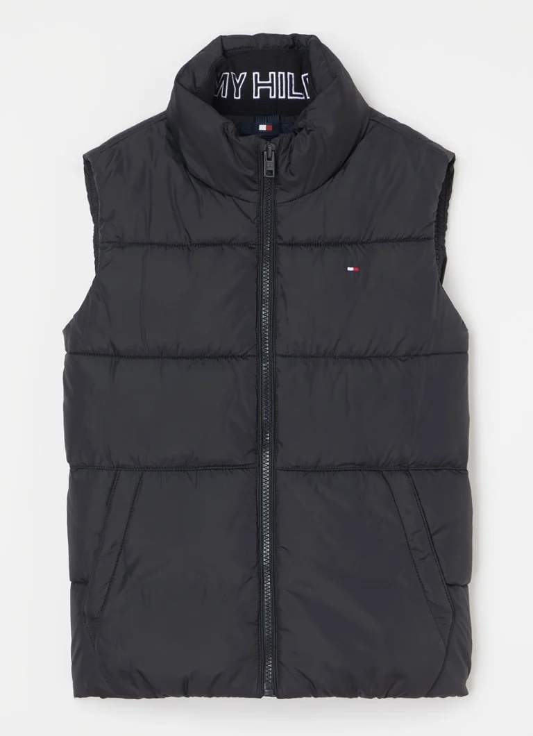 Pikowana kamizelka Tommy Hilfiger z haftowanym logo