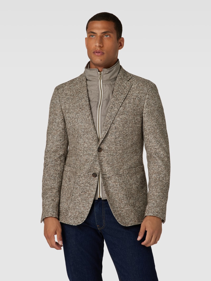 Sakko mit Knopfleiste Modell 'Hecton' in beige