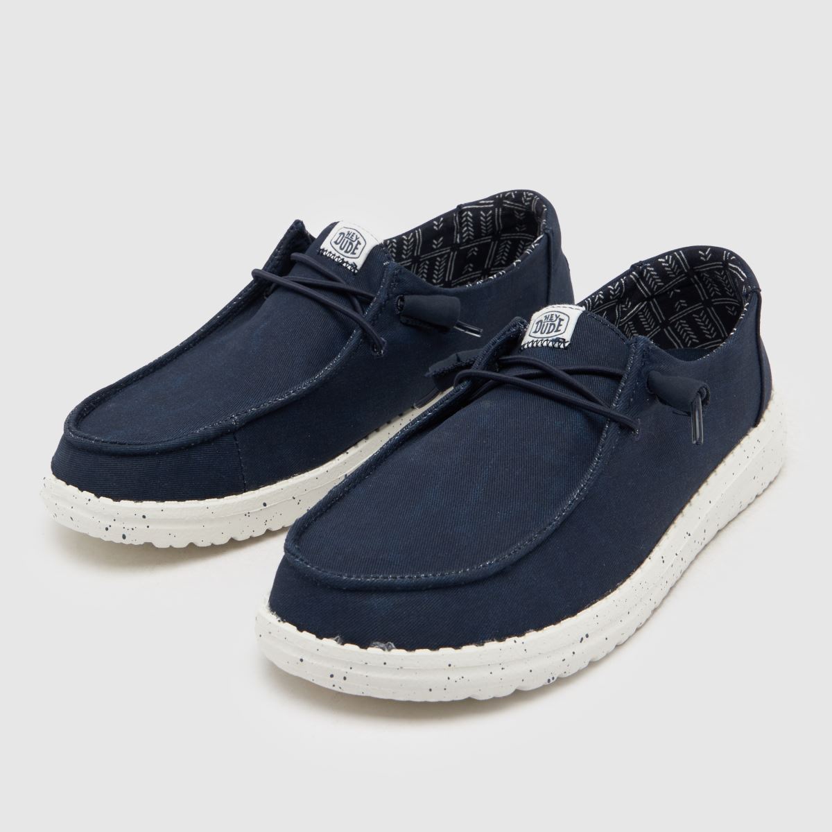 HEYDUDE Wendy vászon tornacipő sötétkék színben